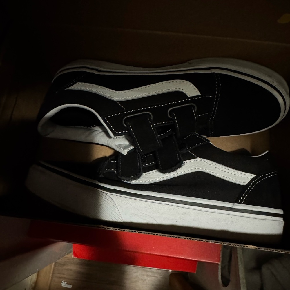 Vans Black and White Sneakers